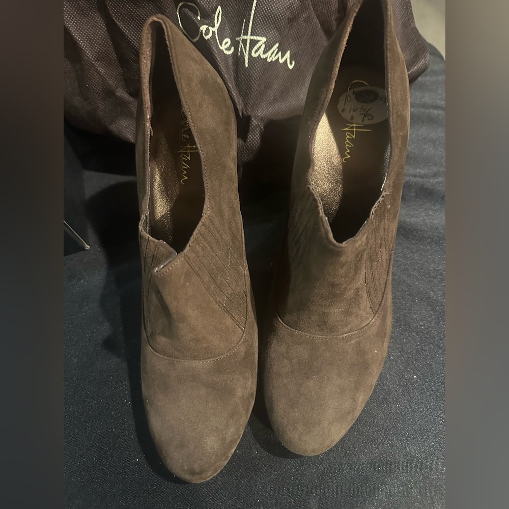NWT Cole Haan Women's Brown Ankle Booties